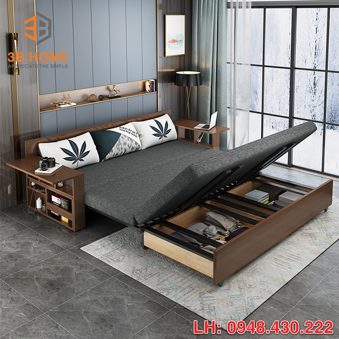 SOFA GIƯỜNG THÔNG MINH 3B HOME SFG17