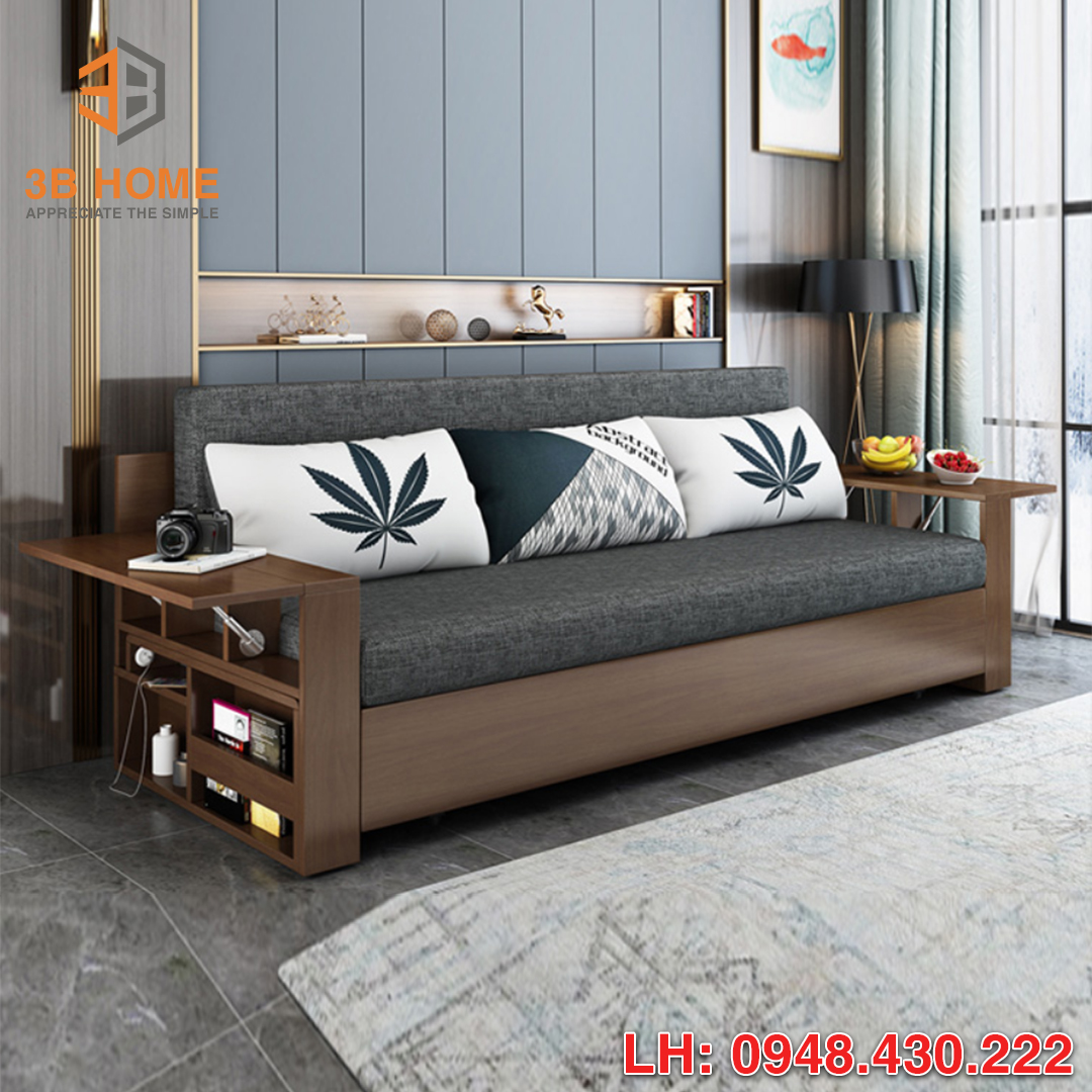 SOFA GIƯỜNG THÔNG MINH 3B HOME SFG17