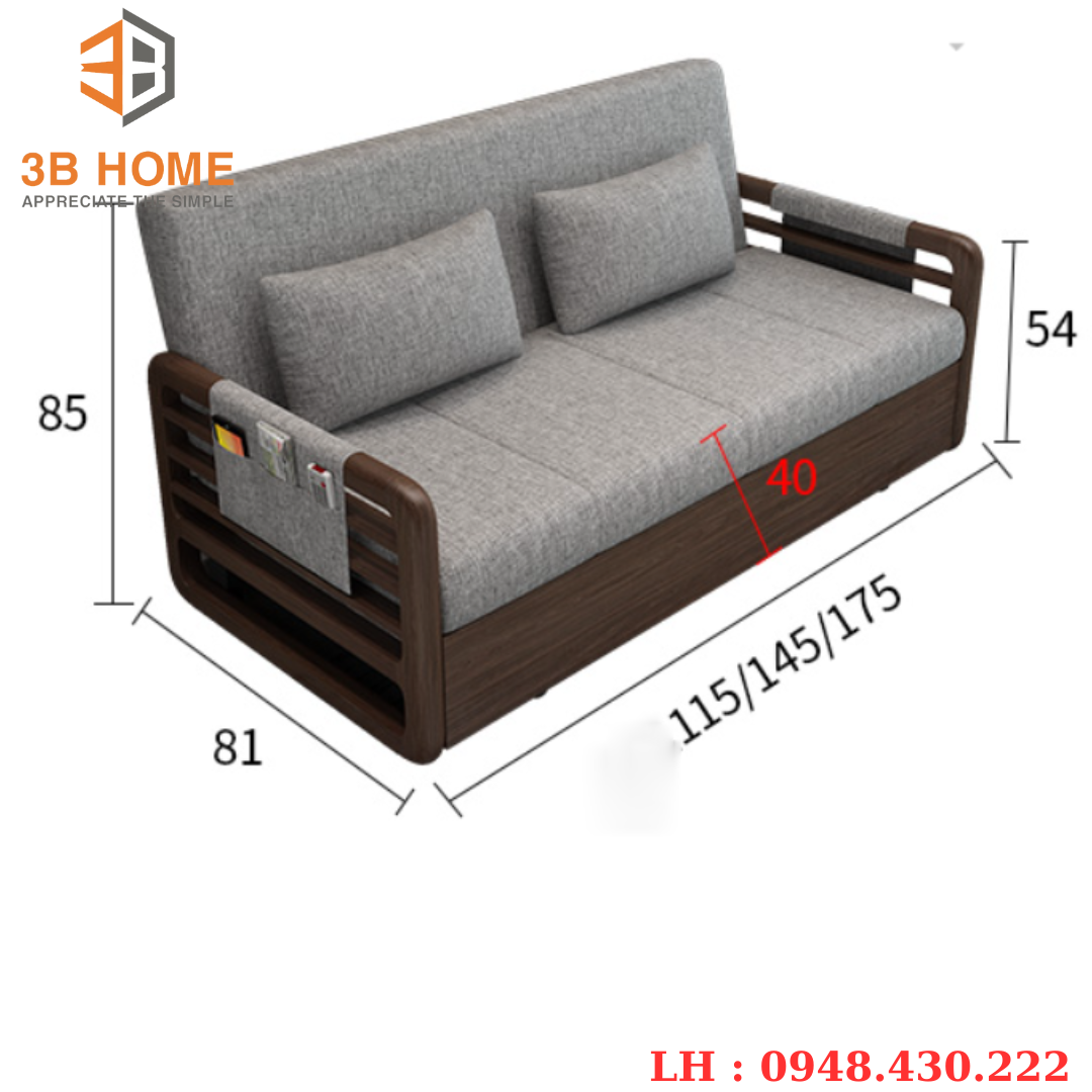 SOFA GIƯỜNG THÔNG MINH SFG15