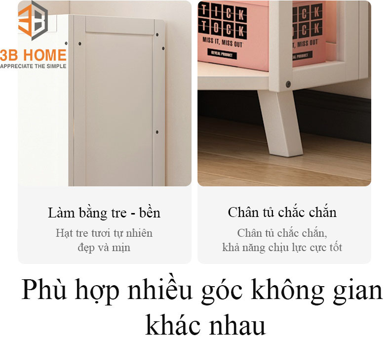 Kệ góc tường thông minh K04