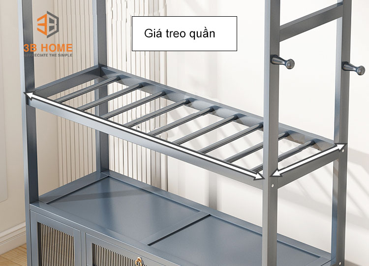 Giá treo đồ thông minh 3B Home GT04