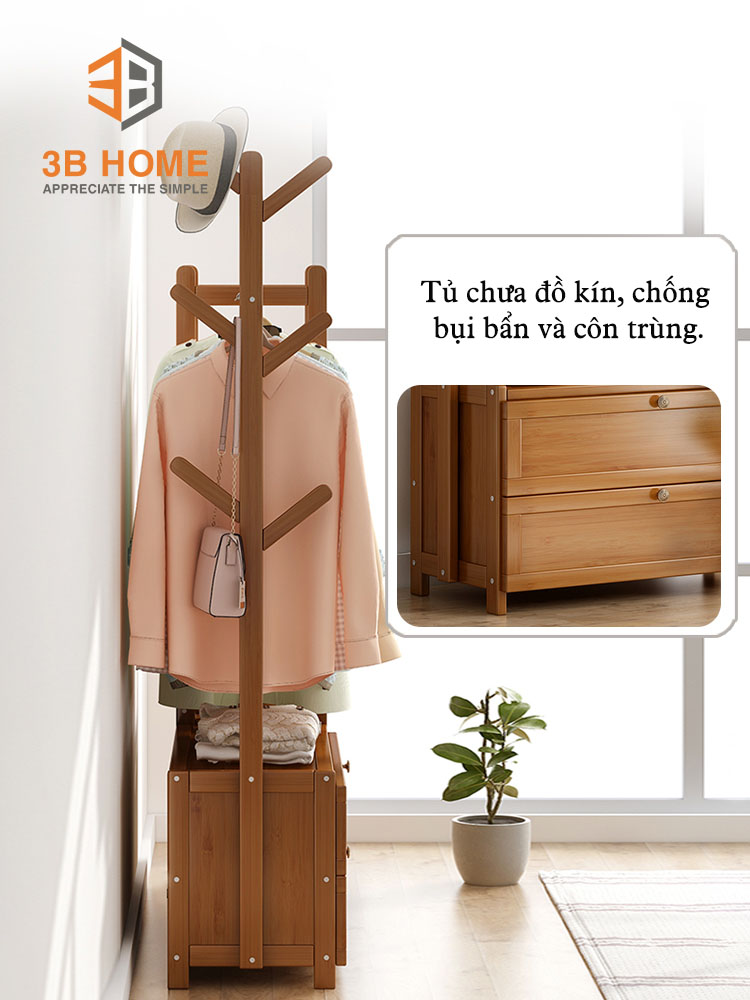 Giá treo đồ thông minh 3B Home GT05