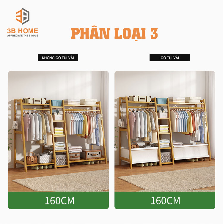 giá treo đồ thông minh 3B Home GT06