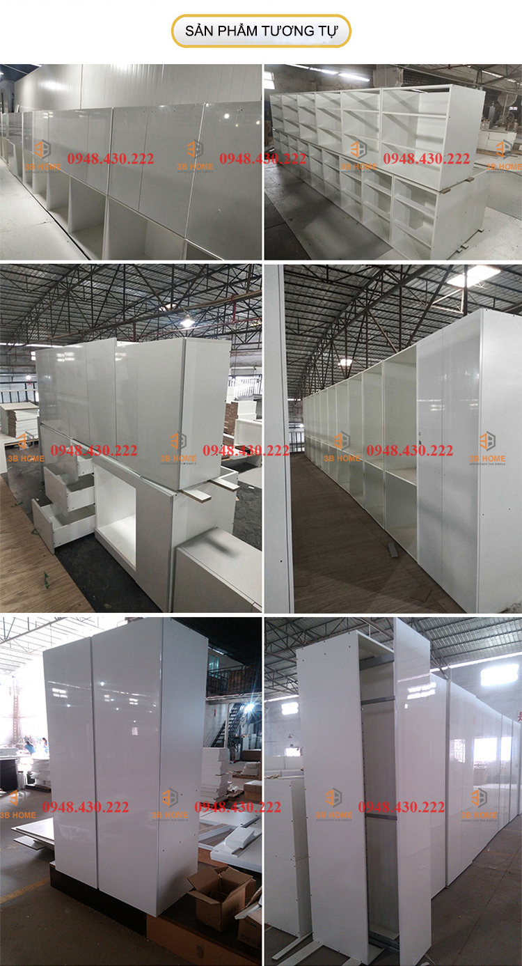 Tủ bếp melamine TB 14